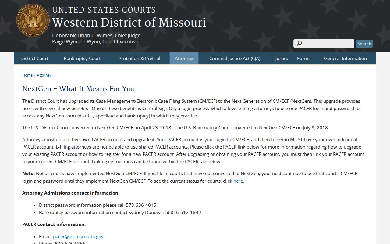 Cass County civil docket comparison showing separate federal electronic filing system